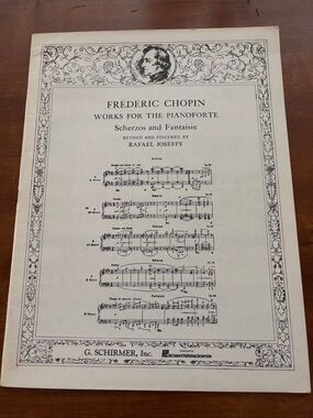 Frédéric Chopin Works for the Pianoforte Sheet Music